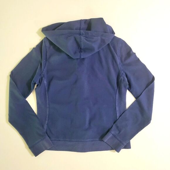 G. H. Bass Women's Navy Full Zip Hoodie Long Sleeve Jacket - Picture 11 of 11